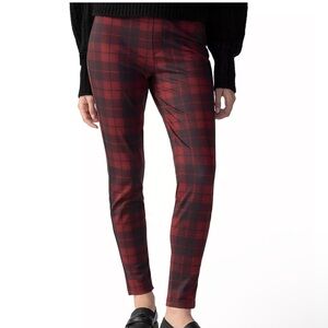 Sanctuary Red and Black Checkered Skinny Pants size: xxs retail: $89